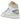 Air Jordan 1 Mid SE Craft Inside Out White Grey sneakers från sidan med lager-på-lager-design i grå och vita mockapaneler samt synliga sömmar
