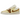 Air Jordan 1 Low SNKRS Day sneakers i klassisk vinklad profil med ovandel i gult och vitt läder, samt det ikoniska Swoosh-logotypen och vita skosnören.