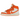 Air Jordan 1 Retro AJKO Rush Orange sneakers i sidoprofil, med den distinkta orange canvasöverdelen, vita detaljer och det klassiska AJKO-märket.