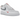 Nike Air Force 1 Low Reflective Swoosh White University Red sneakers i sidoprofil med vit läderovandel och iögonfallande röd swoosh-detalj