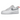 Nike Air Force 1 Low Reflective Swoosh White University Red sneakers i sidoprofil med vit läderovandel och ett iögonfallande reflekterande rött swoosh