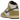 Nike Dunk High Retro Re-Raw Halloween (2021) sneakers i vinklad profil med strukturerad grön läderöverdel, sliten look och matchande gummisula