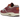 Nike Air Max 1 Patta Waves Maroon sneakers i sidoprofil med karaktäristiskt vågformat mudguard i vinrött, vit mellansula och grå ovandel