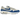Nike Air Max 1 86 OG Big Bubble Royal sneakers i sidoprofil med vit bas, kungsblått stänkskydd och synlig stor Air-enhet i hälen