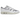 Nike Air Max 1 Patta Waves White sneakers i vinklad profil med vågformad stänkskydd i vitt läder och synlig Air-enhet i sulan