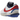 Nike Zoom Cortez SP sacai White University Red Blue sneakers i frontvy med dubbel Swoosh, blå häldetalj och röd detalj på mellansulan.