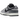 Nike Dunk Low SE Copy Paste sneakers i en sidoprofil med ovandel i grått och svart läder, unika grafiska mönster och en klassisk vit mellansula.