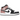 Air Jordan 1 Mid White Rust Pink Black sneakers i profil med vit läderbas, rosa paneler, svart swoosh och vit mellansula