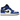Air Jordan 1 Mid Game Royal White Black sneakers i sidoprofil med blå paneler, vit tåbox, svart Swoosh och vita skosnören