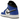 Air Jordan 1 Mid Game Royal White Black sneakers i sidoprofil med blå och vit läderöverdel, svart Swoosh-logotyp och klassisk gummisula