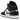 Air Jordan 1 Mid Off Noir Toe sneakers i sidoprofil med svart läderöverdel, vita detaljer, vit mellansula och klassisk Nike Swoosh