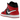 Air Jordan 1 Mid Gym Red Black White (2024) sneakers i sidoprofil med ikonisk röd och svart färgblockering, vita skosnören och vit mellansula