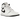 Air Jordan 1 Mid Reverse Panda sneakers i sidoprofil med vita läderpaneler, svarta detaljer, klassisk swoosh och vit mellansula