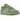 Nike Dunk Low AS Safari Swoosh Chlorophyll sneakers i sidoprofil med gröna toner, safari-mönstrad Swoosh, detaljerade sömmar och gummiyttersula.