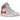 Air Jordan 1 Mid Valentines Day 2022 sneakers sedda från sidan med rosa läderpaneler, röda detaljer och ett broderat hjärta vid hälen