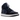 Air Jordan 1 Mid Split French Blue sneakers i sidoprofil med ikonisk tvåfärgad blå och vit läderdesign, svart swoosh och vit mellansula