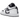 Air Jordan 1 Low SE Homage Split White Black sneakers i en sidoprofil som visar den ikoniska delade designen i svart och vitt läder