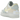 Nike Air Force 1 Low Shadow Sail Light Silver Citron Tint sneakers i vinklad profil med lager-på-lager-design, beige läderdetaljer och gul swoosh