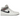 Air Jordan 1 Mid Paris White sneakers i sidoprofil med vitt läder, grå detaljer och det ikoniska Wings-logotypen på ankelkragen.