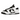 Nike Dunk Low Jumbo Reverse Panda sneakers sidoprofil med vit läderbas, svarta överlägg, tjocka skosnören och synlig skumplös