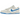 Nike Dunk Low Retro Photo Blue sneakers i en klassisk vinklad profil med vit läderbas och distinkta blå overlays med matchande skosnören och sula