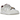 Nike Dunk Low SE Just Do It White Phantom sneakers i sidoprofil med vit läderovandel, grå toner och broderade 'Just Do It'-detaljer på hälen