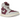 Air Jordan 1 High Zoom Air CMFT 2 Bordeaux sneakers i sidoprofil med bordeaux mocka, vita detaljer, guldlogotyp och synlig Zoom Air-sula