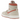 Jordan 1 High Zoom Air CMFT 2 Terra Burnt Sunrise sneakers i vinklad vy med brun ovandel, orange swoosh och vita skosnören