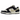 Nike Dunk Low LX Black Suede Team Gold sneakers i en elegant vinklad profil som visar svarta mockapaneler och guldfärgade detaljer.