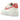 Nike Air Force 1 Low 07 Next Nature Summit White Sea Coral sneakers i vinklad profil med vit läderovandel, rosa detaljer och klassisk sula.
