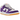 Nike SB Dunk Low Pro ISO Orange Label Court Purple sneakers i sidoprofil med lila överlägg, vit läderbas och svart Swoosh-logotyp