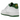 Nike Air Force 1 Low Retro QS West Indies sneakers i sidoprofil med vit läderovandel, grön Swoosh-detalj och broderad West Indies-logotyp på hälen.
