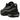 Nike Air Max 95 Black Grey Safety Orange sneakers i sidoprofil med svarta lagerpaneler, grå detaljer och tydliga orangea Air-enheter i sulan