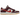 Nike SB Dunk Low Skate Like a Girl sneakers sidoprofil med vinröd mocka, benvita överlägg, röd swoosh och klassisk yttersula i gummi
