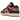 Nike SB Dunk Low Skate Like a Girl sneakers i vinklad vy med mockadetaljer i vinrött och benvitt samt en texturerad swoosh