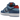 Nike SB Dunk Low Pro Why So Sad sneakers i vinklad profil med ljusblått läder, marinblå detaljer och broderad gul cyklist på hälen