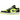 Air Jordan 1 Low SE Black Cat Volt sneakers i profil med neongul ovandel, svarta läderdetaljer, matchande skosnören och solid svart sula.