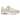 Nike Air Max 1 Pale Ivory sneakers i sidoprofil med krämvit ovandel i läder och textil, synlig Air-enhet och robust vit mellansula