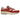 Nike Air Max 1 Red Stardust sneakers i sidoprofil med vit mesh-ovandel, rosa mockadetaljer, synlig Air-enhet och röd swoosh-detalj