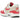 Nike Air Max 1 Aster Pink sneakers i sidoprofil med vit läderovandel, rosa detaljer, klassisk Swoosh-logotyp och synlig Air-dämpning i sulan.