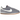 Nike Cortez Textile Cement Grey Gum Sail sneakers i sidoprofil med grå textilöverdel, mockapaneler, vit Swoosh och klassisk yttersula i gummi