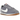 Nike Cortez Textile Cement Grey Gum Sail sneakers i sidovy med grå ovandel i textil, vit swoosh-logotyp och en klassisk brun gummisula