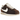 Nike Cortez Baroque Brown sneakers i profilvy med brun läderöverdel, vit sula, gummikant och vitt Swoosh-logotyp på sidan