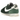Nike Cortez TXT Fir sneakers sedda från sidan med djupt grön textilovandel, vit sula och ett klassiskt vitt swoosh-logo längs sidan.