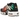 Nike Air Max Plus Rainbow sneakers i vinklad profil med svart ovandel, gradientfärgad TPU-bur och tydliga Air-enheter i mellansulan