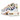 Nike Air Max Plus Knicks sneakers i sidoprofil med den ikoniska vågiga designen, orange detaljer och synlig Air-dämpning i sulan