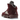 Air Jordan 5 Retro Burgundy sneakers i sidoprofil med vinröd ovandel i nubuck, ikonisk genomskinlig sula och silverfärgade detaljer på plösen