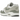 Nike Air Max 1 White Mica Green sneakers sedd från sidan med vit ovandel, gröna detaljer, synlig Air-enhet och gummisula