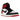 Air Jordan 1 Retro High OG Black Toe Reimagined sneakers i en klassisk vinklad profil med läderöverdel, röd häl och ikonisk svart swoosh logotyp