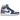 Air Jordan 1 Retro High OG True Blue sneakers i profilvy med vita, blå och grå läderpaneler samt klassisk svart Swoosh-logotyp och vit sula